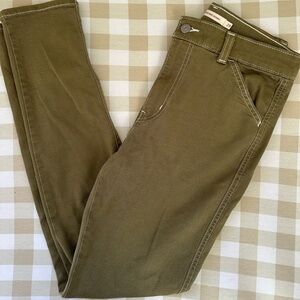 NWOT Levi's Green High Rise Skinny Denim Pants Women’s Size 29